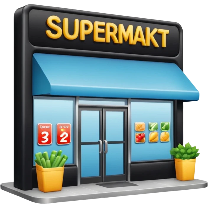 ENTRADA DE 1 SUPER🛒MERCADO emoji