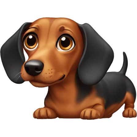 Weiner dog emoji