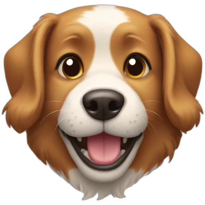 Dog who smile emoji