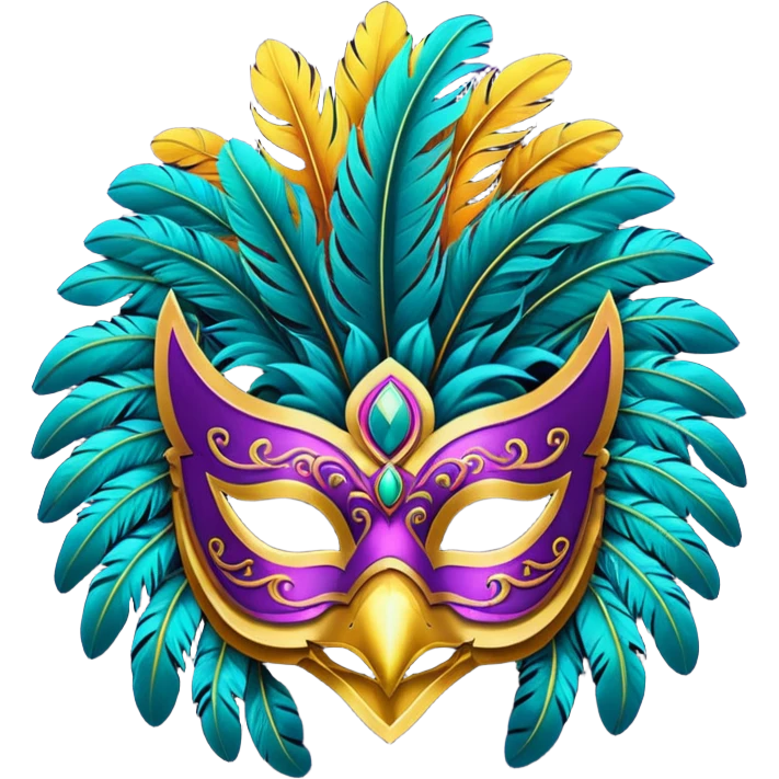 Festival themed animal Mask emoji