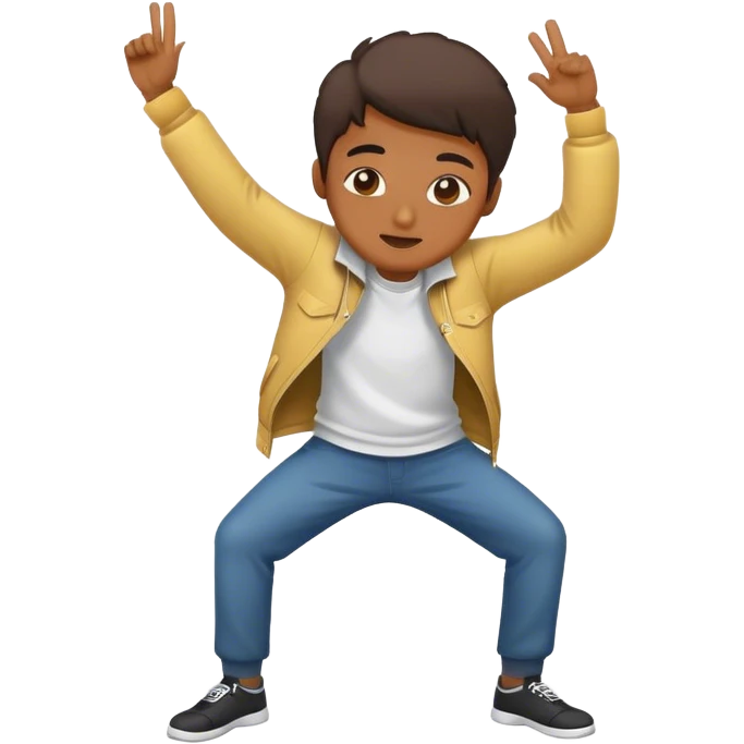 person dabbing emoji