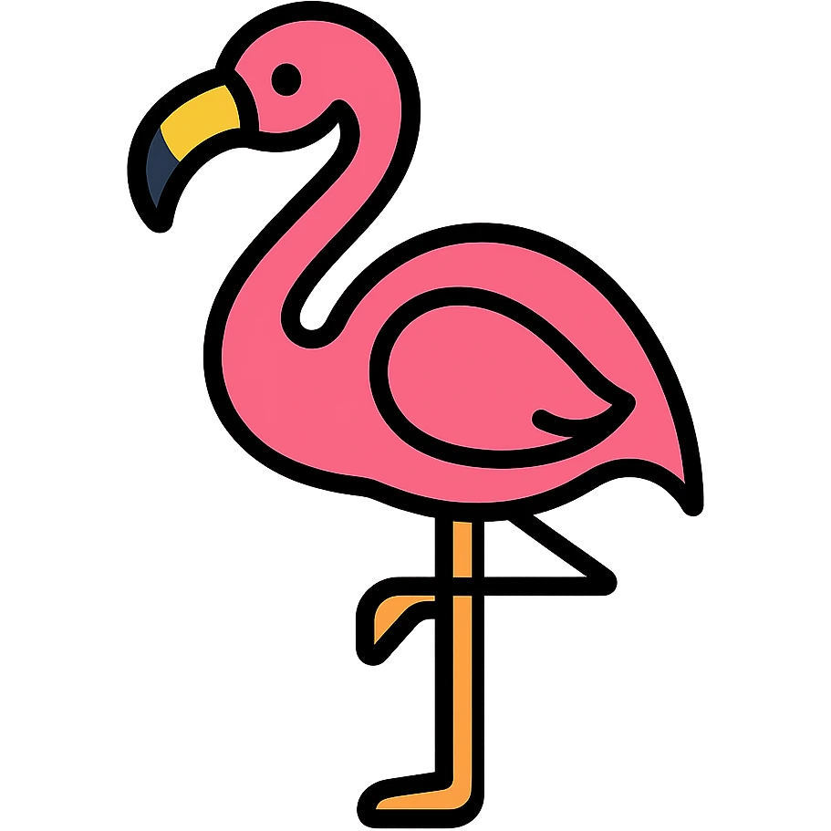 flamingo emoji
