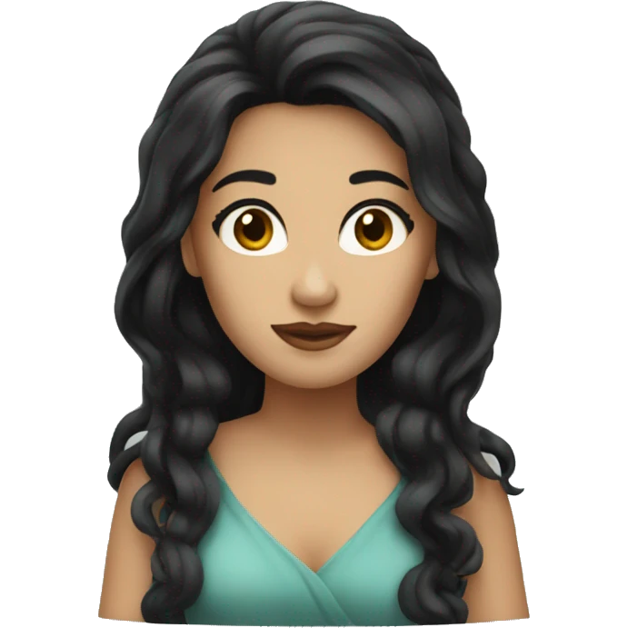 dark hair siren  emoji