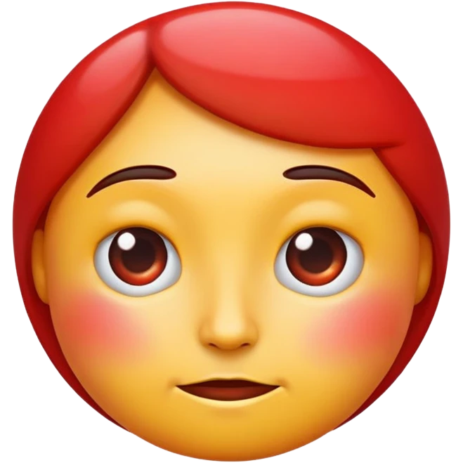 apple emoji face with side eye emoji