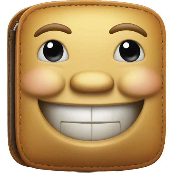 happy fat wallet emoji