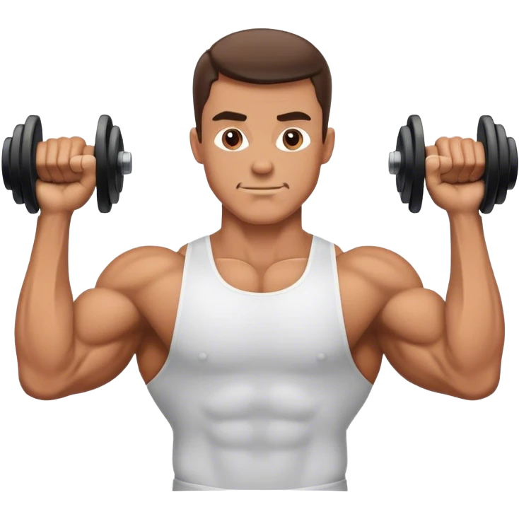 guy doing bicep-curls emoji