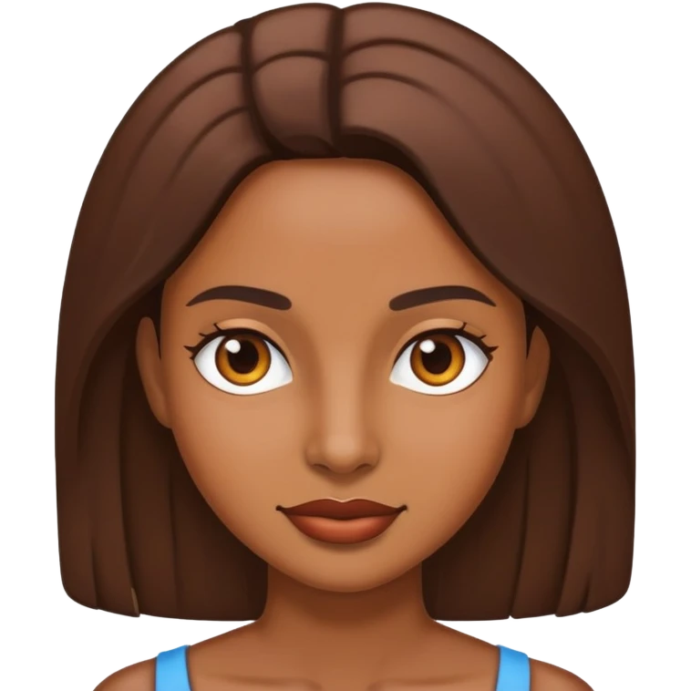 mujer morena  emoji
