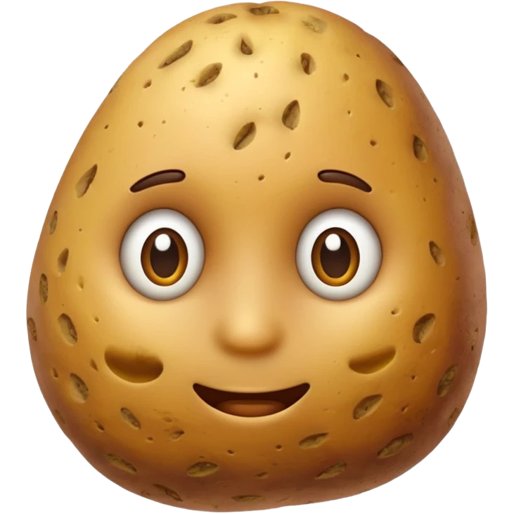 plain potato emoji