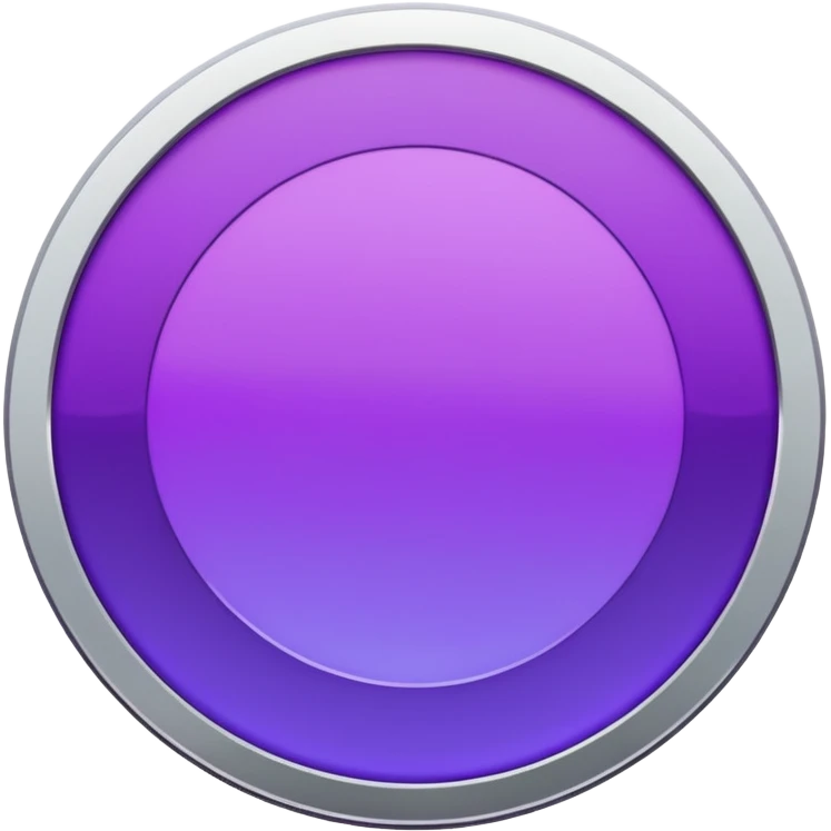 Purple modern Gradient coin 3d half rotate emoji