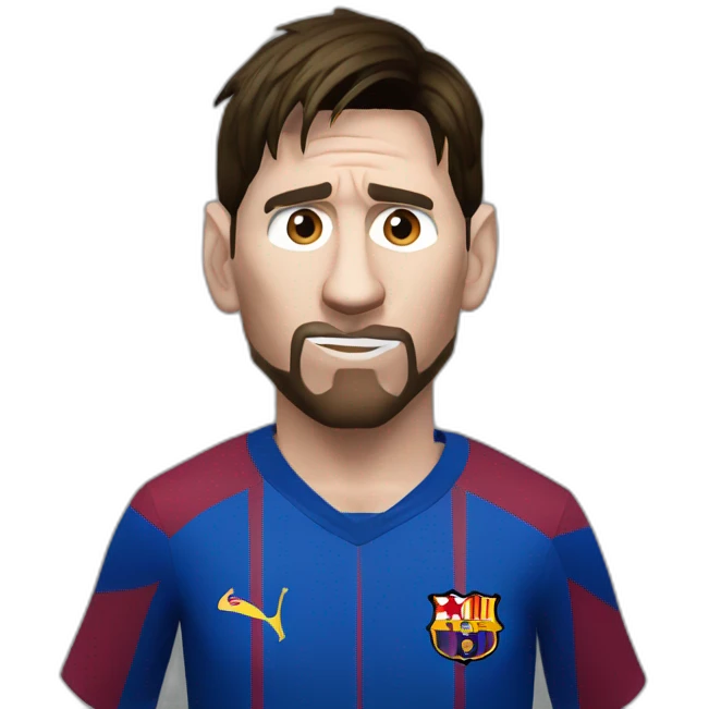 Lionel Messi as a Robber emoji