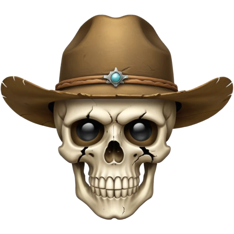 Gunfighters skull  emoji