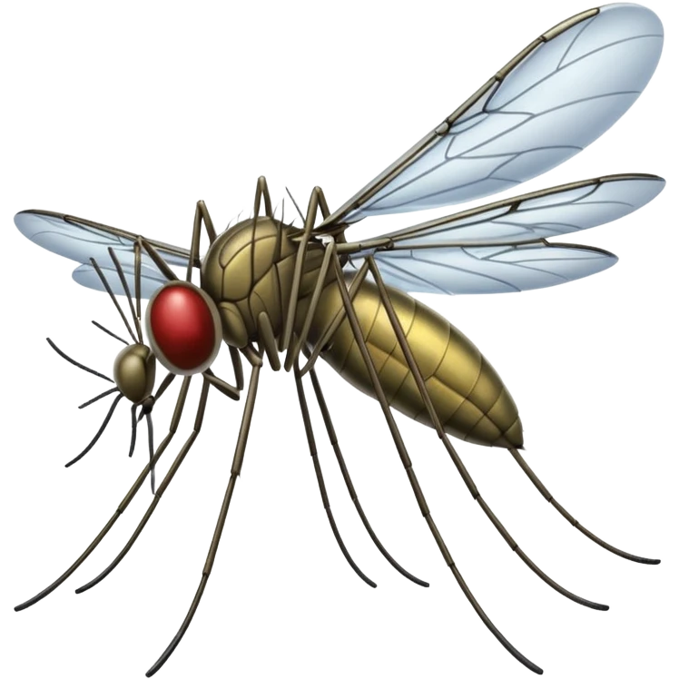 Mosquito on plane emoji