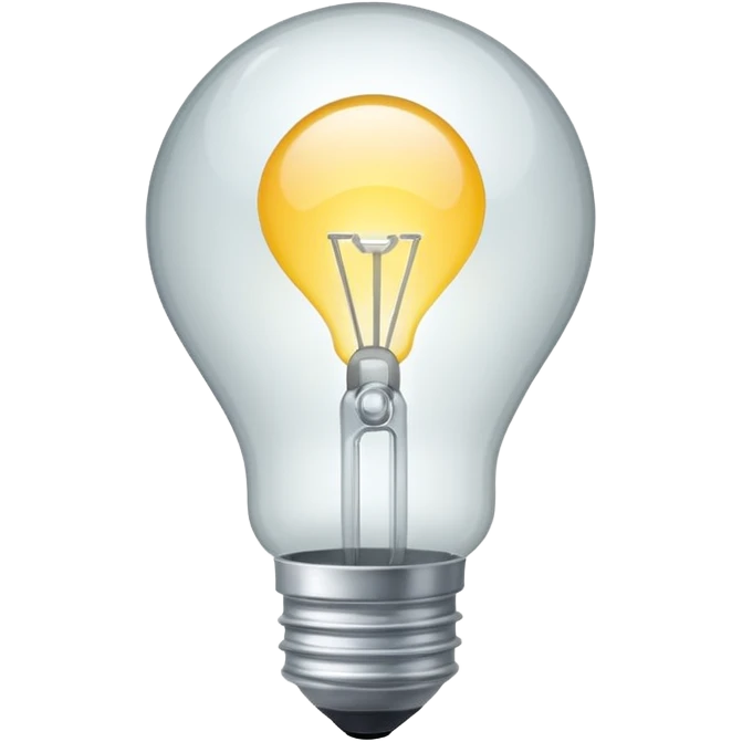 Bombilla apagada  emoji