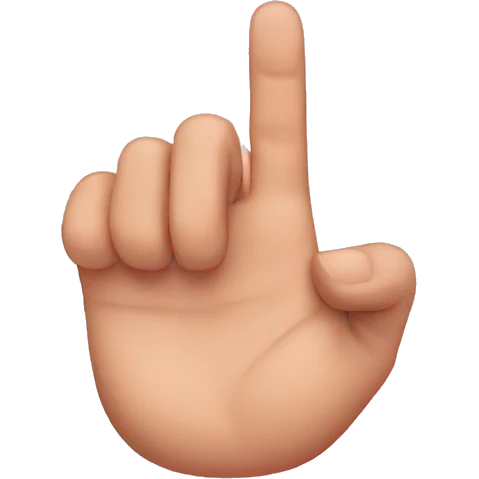 pinky finger emoji