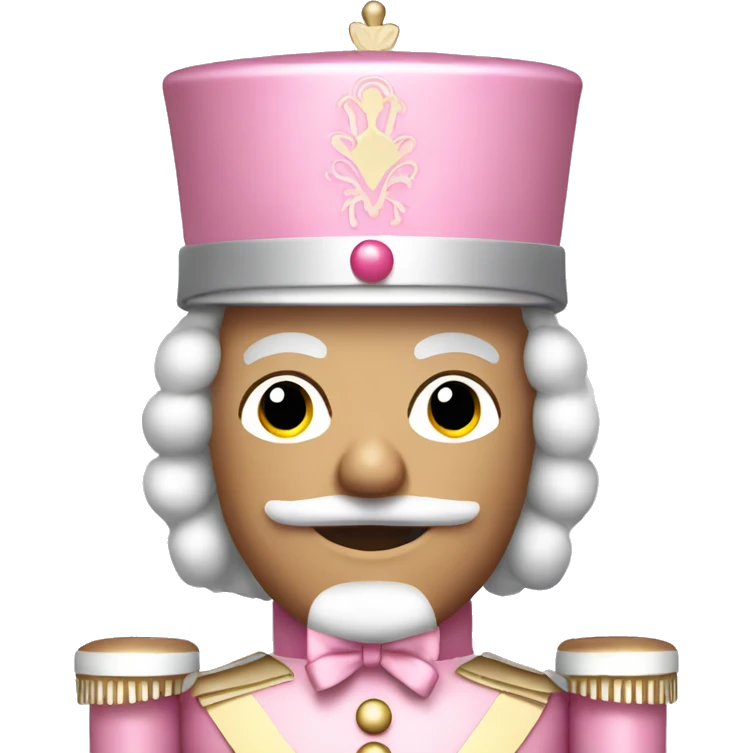 Light pink nutcracker emoji