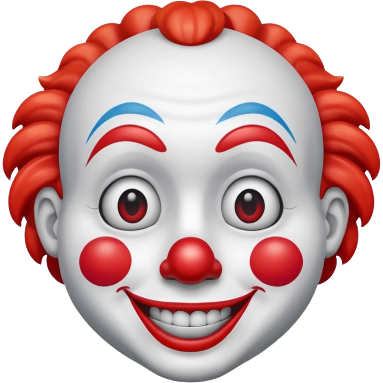 Watery eyes emoji and Merge with 🤡  emoji