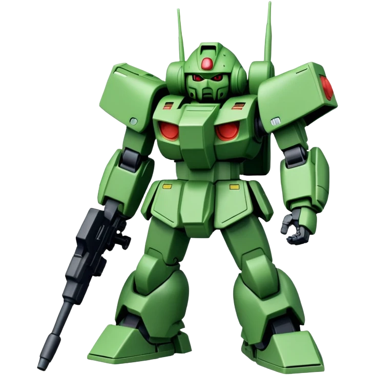 A zaku from the anime series gundam emoji