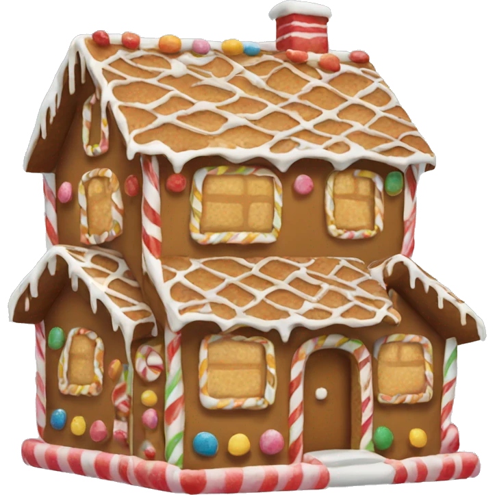 gingerbread house  emoji