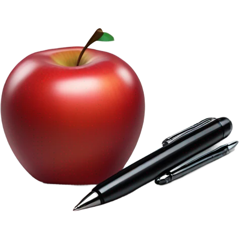 Apple pen emoji