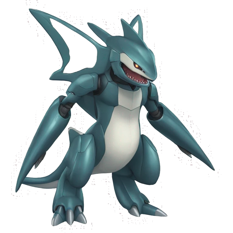 Sharpedo-Gabite-Salamence-Mecha full body emoji