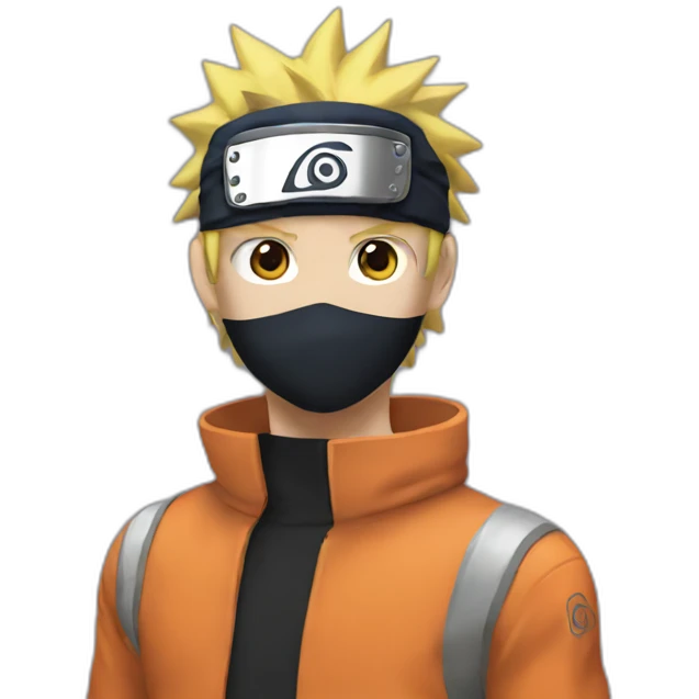 Naruto With a mask emoji