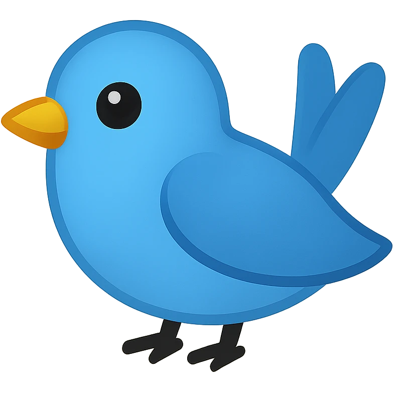 blue bird emoji emoji