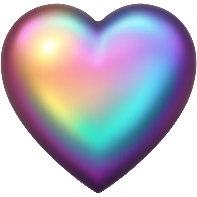 dark warm iridescent SCALE heart emoji