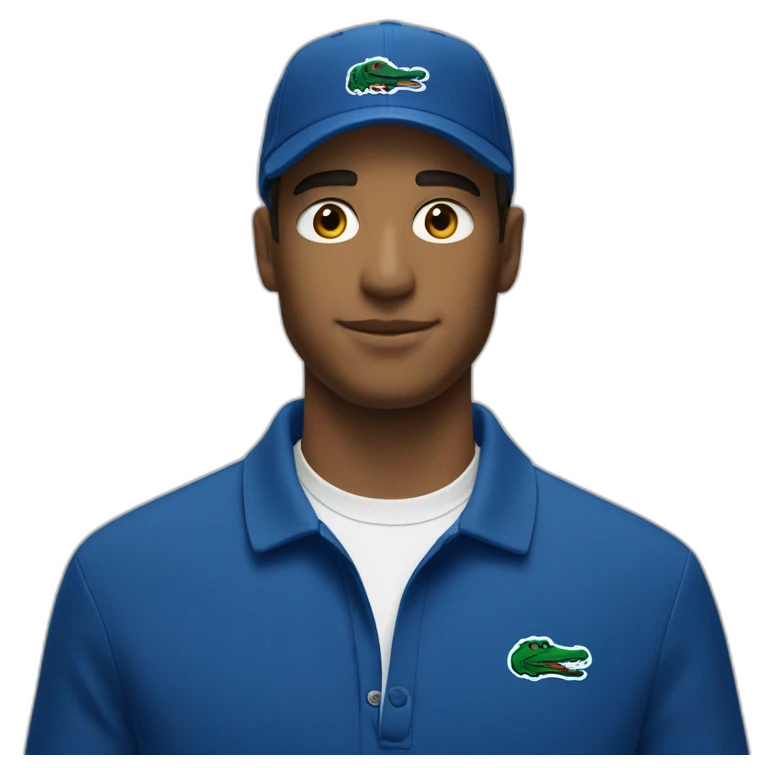Lacoste man emoji