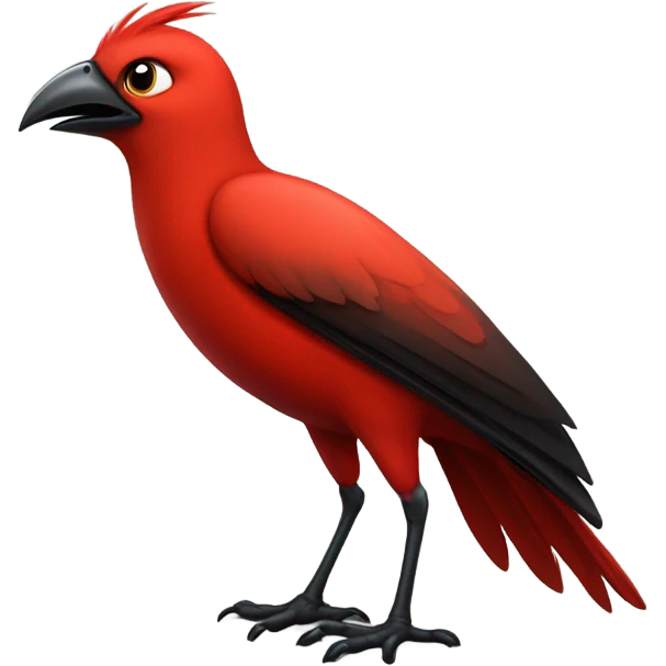 angry bird emoji