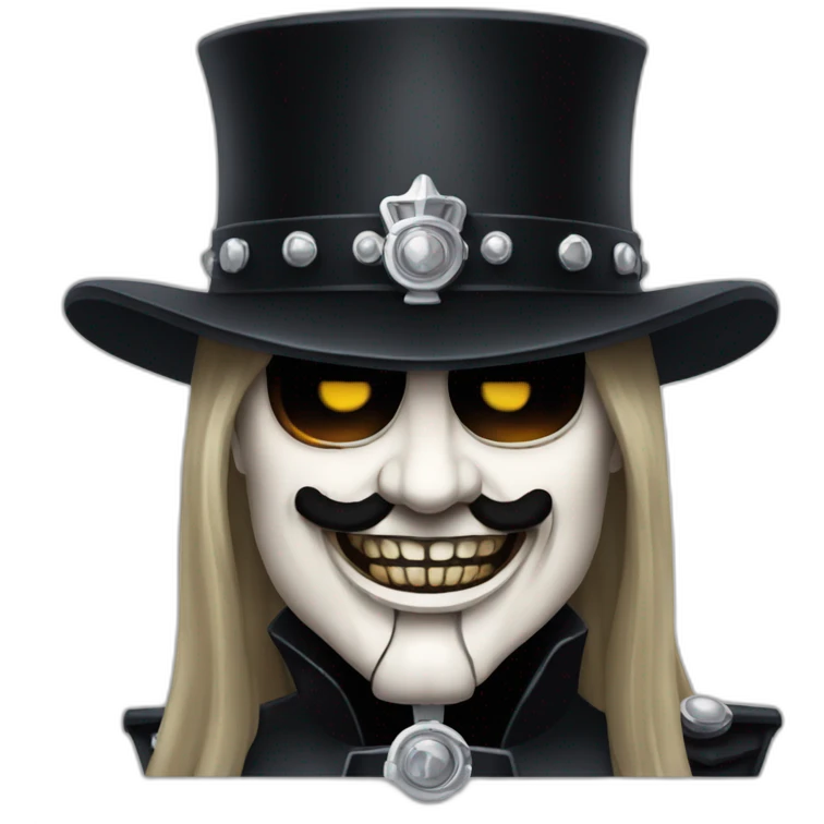 Dannish metal singer King Diamond emoji