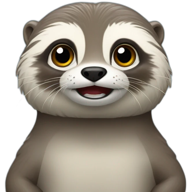yéti câlin loutre emoji