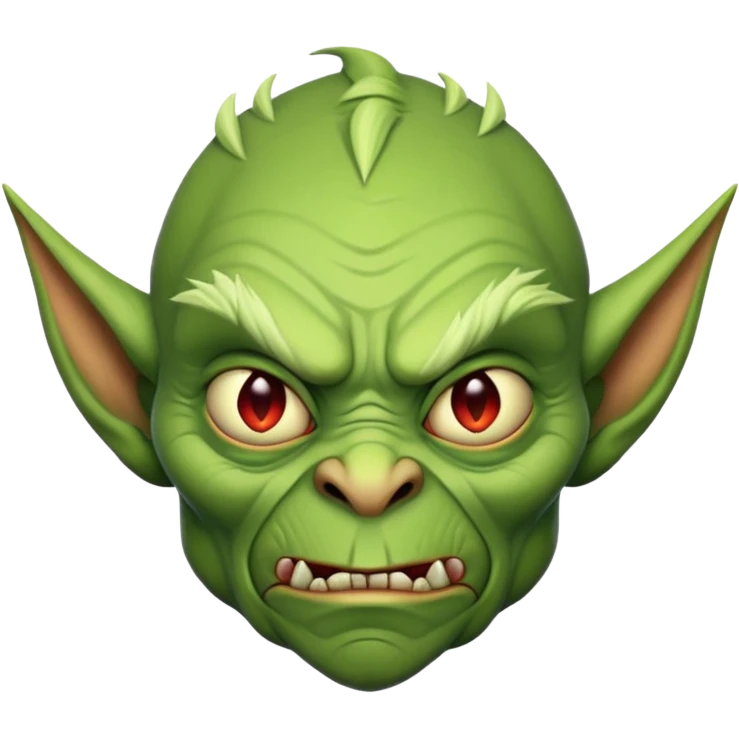 Goblin face emoji