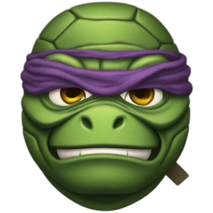 middle aged mutant ninja turtle emoji