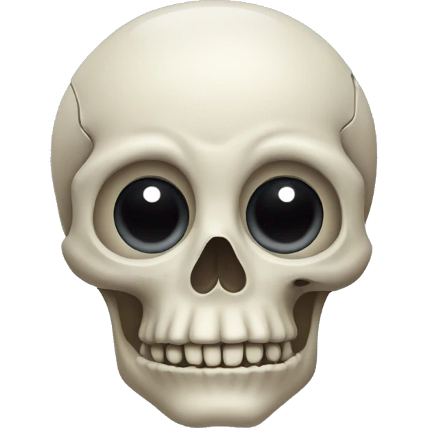 Skull with eyes emoji