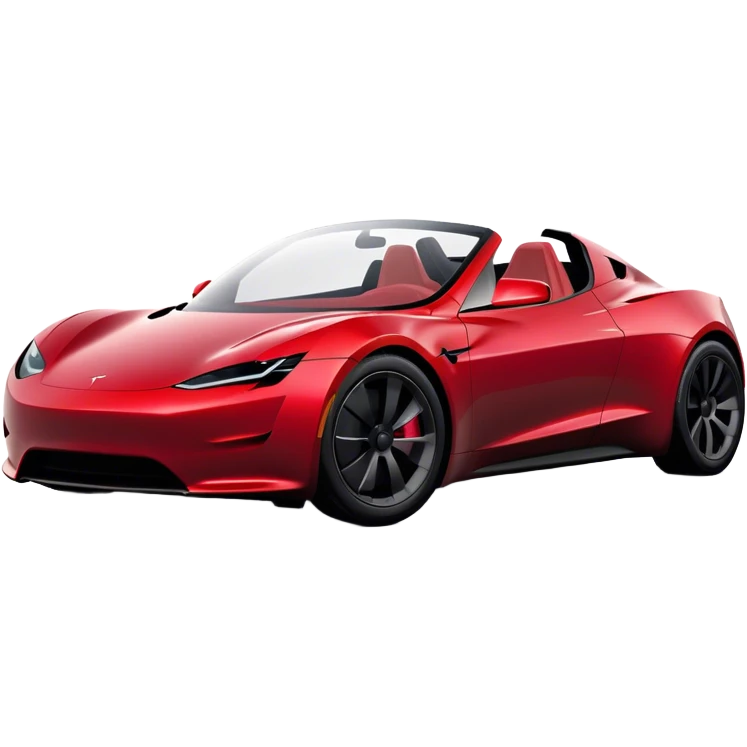 Tesla Roadster - Tesla (Model Year: 2020) (Iconic colour: Dark Red) emoji