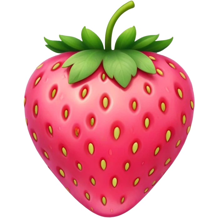 Pink Strawberry  emoji
