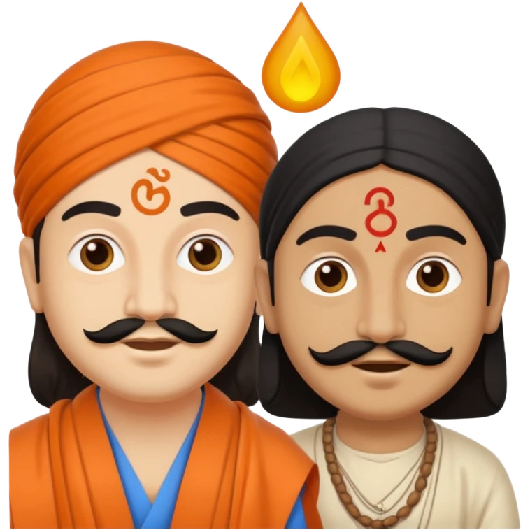 Create and YouTube video thumbnail in which it is written that Amit and babaji and funny symbols funny background and very funny background emoji