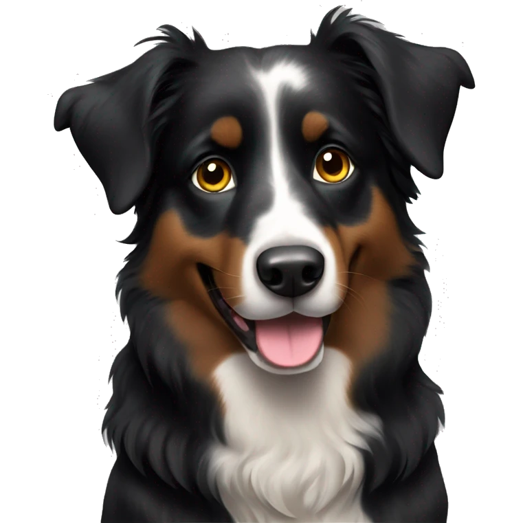 black australian shepherd dog emoji