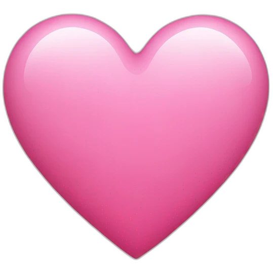 Pink heart emoji