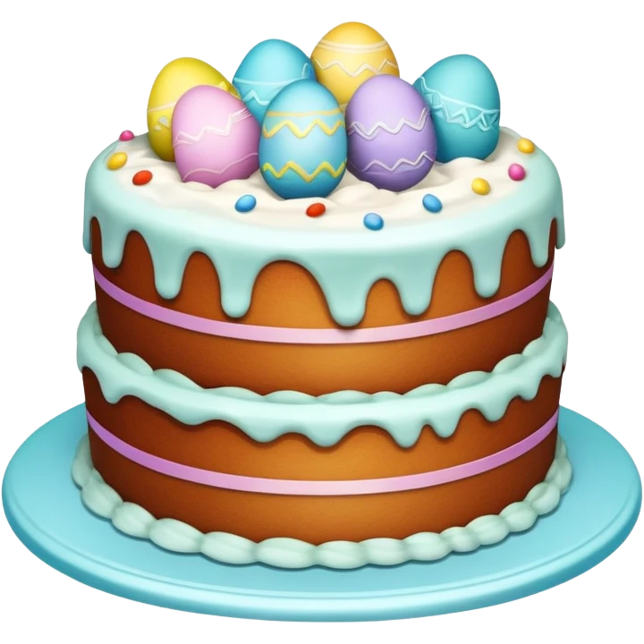 delicious Easter cake emoji