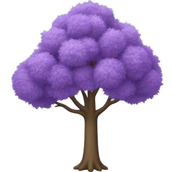lavendel wird tree emoji