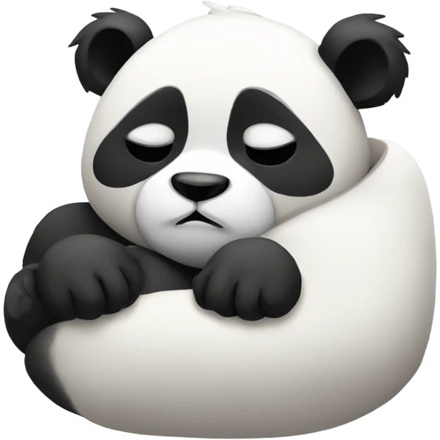 sleepy panda emoji