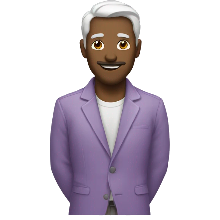 Light purple 😀 emoji
