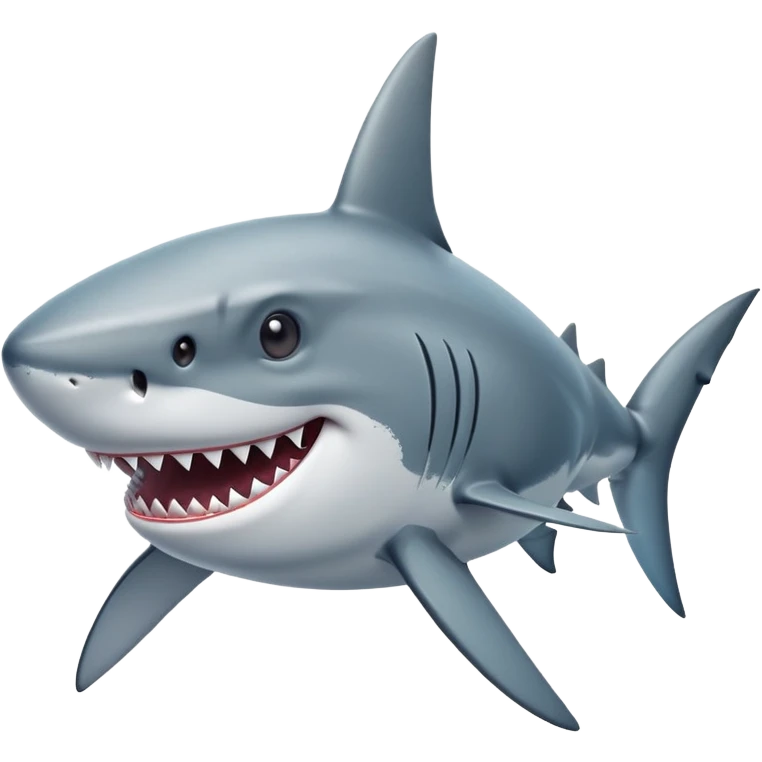 Shark with a mustache  emoji