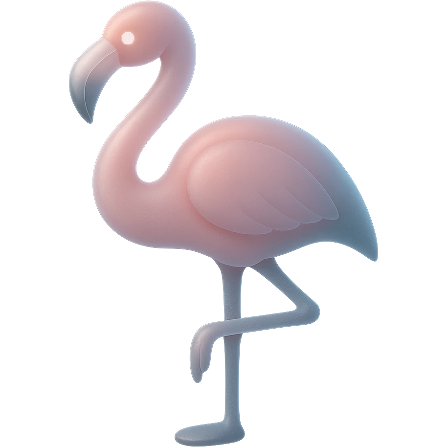 flamingo emoji