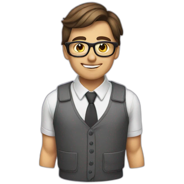 Nerd geek emoji