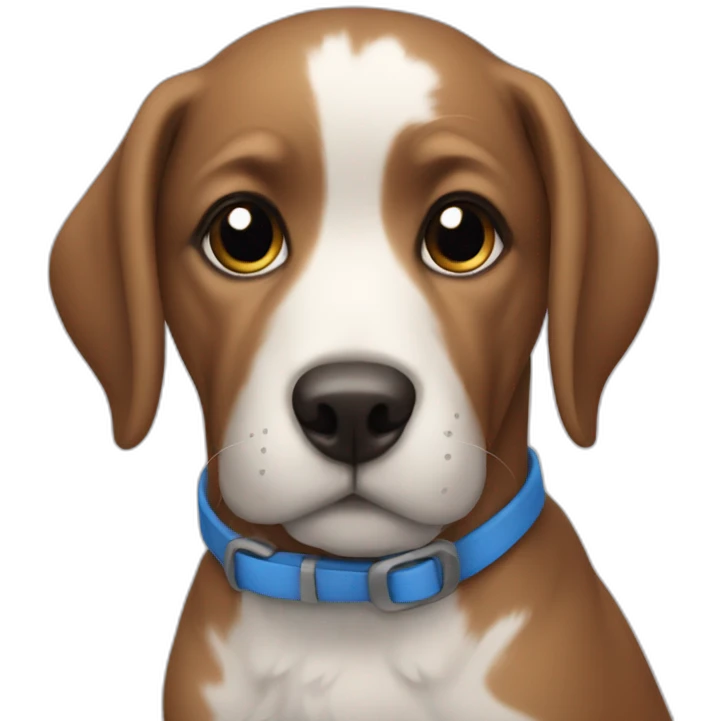 Dog blue  emoji