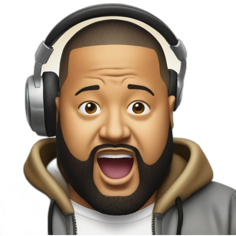 dj khaled shouting emoji