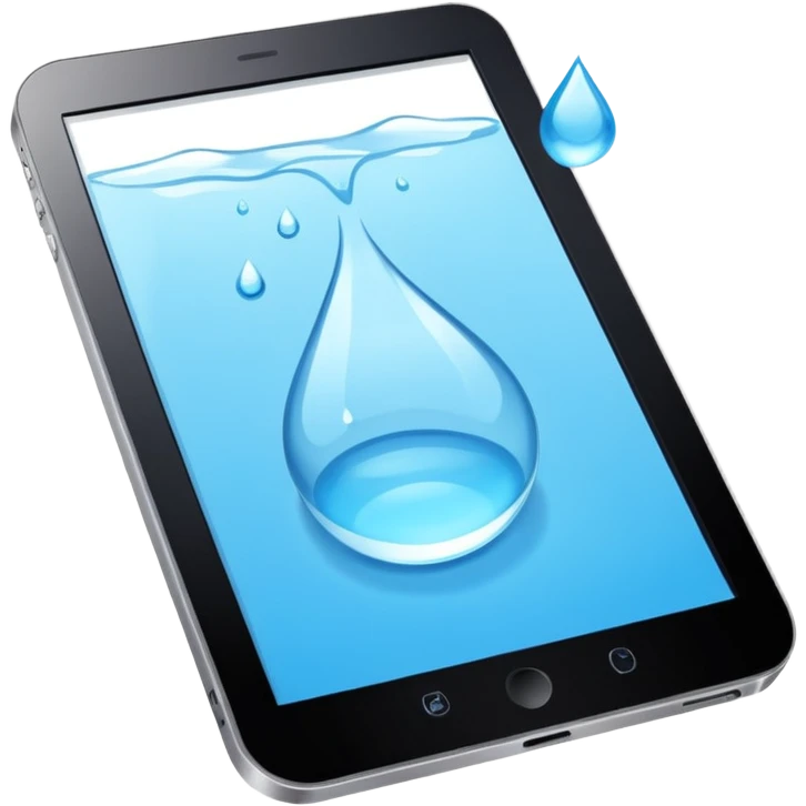 E reader in acqua  emoji