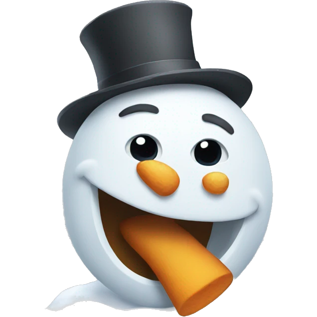 Drunk Snowman emoji